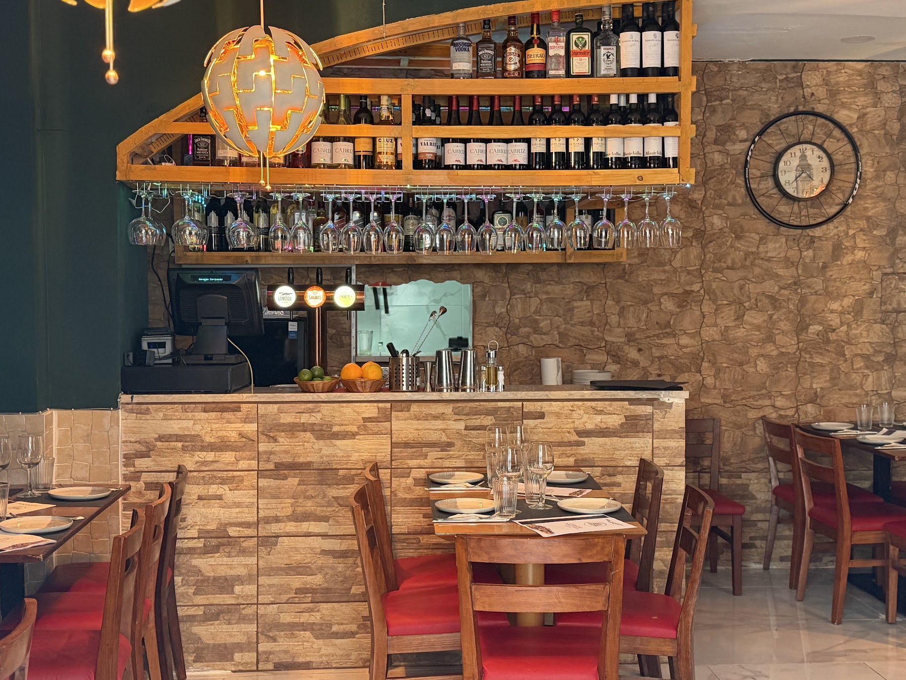 Coração Português Restaurante from the kitchen